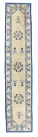 Silk Chinese Runner Rug 2'4' X 10'11" (0.71 x 3.33 M)