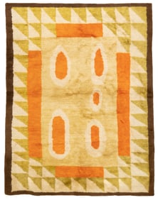 Vintage Swedish Rug 5'4" x 7' (1.63 x 2.13 M)