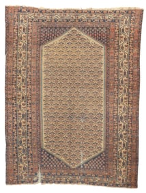 Antique Malayer Rug 5' x 6'5" (1.52 x 1.96 M)
