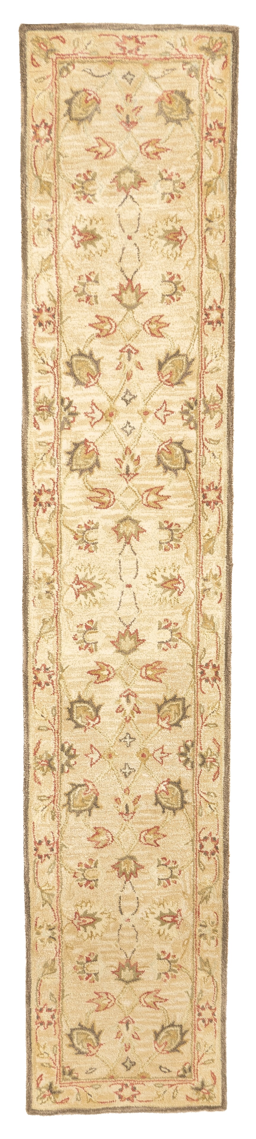Hand Tuffted Long Rug 2'4" x 11'11" (0.71 x 3.63 M): Hand Tuffted Wool Long Rug