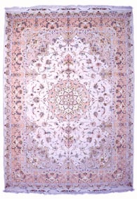 Extremely Fine Persian Tabriz Rug 8'3" x 11'4" ( 2.51 x 3.45 M)
