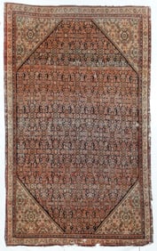 Antique Persian Farahan Sarouk Rug 3'11" x 6'7" ( 1.19 x 2.01 M)