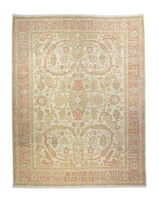 Turkish Oushak  Rug 9' x 12' ( 2.74 x 3.66 M)