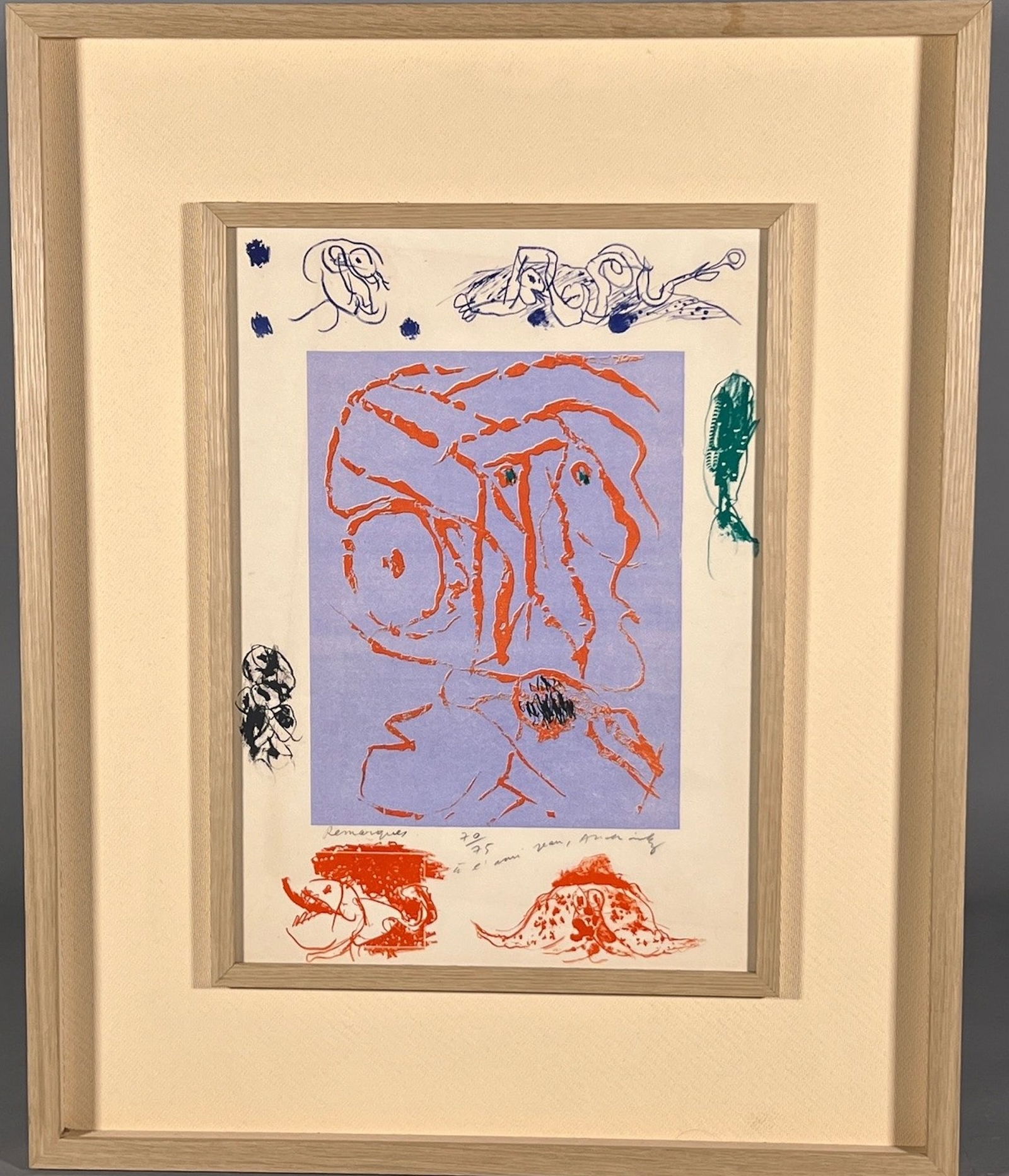 Pierre Alechinsky - Remarques, 1963D37D2:D85