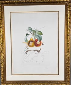 Salvador Dali (1904-1989) - Flordali - Les Fruits: Fruits trous, 1969