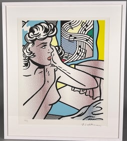 Roy Lichtenstein (1923-1997) - Nu ecoute la musique