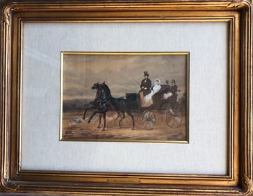 Horse Drawn Carriage by Toulouse Lautrec