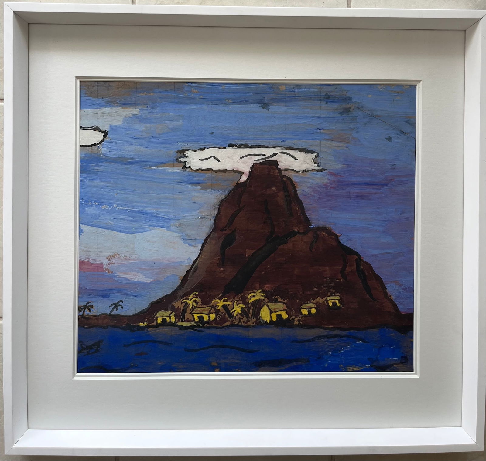 Manam Motu by Emil Nolde: 1913-1914. Gouache on peper. 16 x 18 3/4 (40.64 x 47.625 cm)