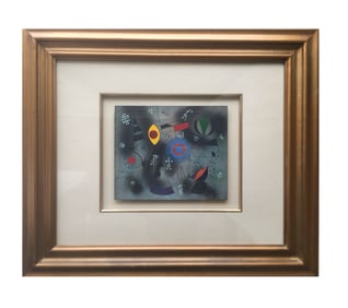 Women and Starlight at Night by Joan Miro