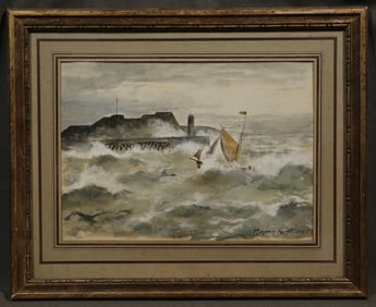 Daniel Ridgway Knight, Watercolor on Paper