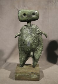 Joan Miro, Bronze Abstract Sculpture