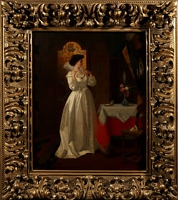 Florent Willems, Oil on Canvas