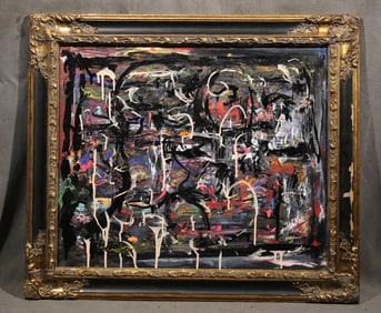 Sam Francis, Mixed Media on Canvas