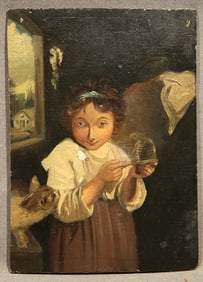 Honore Daumier, Oil on Panel