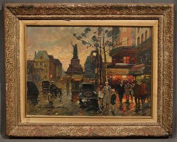 Edouard Leon Cortes, Oil on Canvas