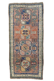 Kazak Rug 3'11'' x 8'7'' (1.19 x 2.62 M)