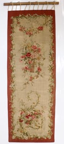 Aubusson Rug 3'6" x 9'11" (1.07 x 3.02 M)