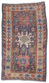 Shirvan Lezgi Rug 2'10" x 4'10" (0.86 x 1.47 M)