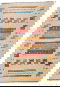 Gabbeh Rug 6'7" x 9'9" (2.01 x 2.97 M)