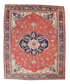 Serapi Rug 10'7" x 13' (3.23 _ 3.96 M)