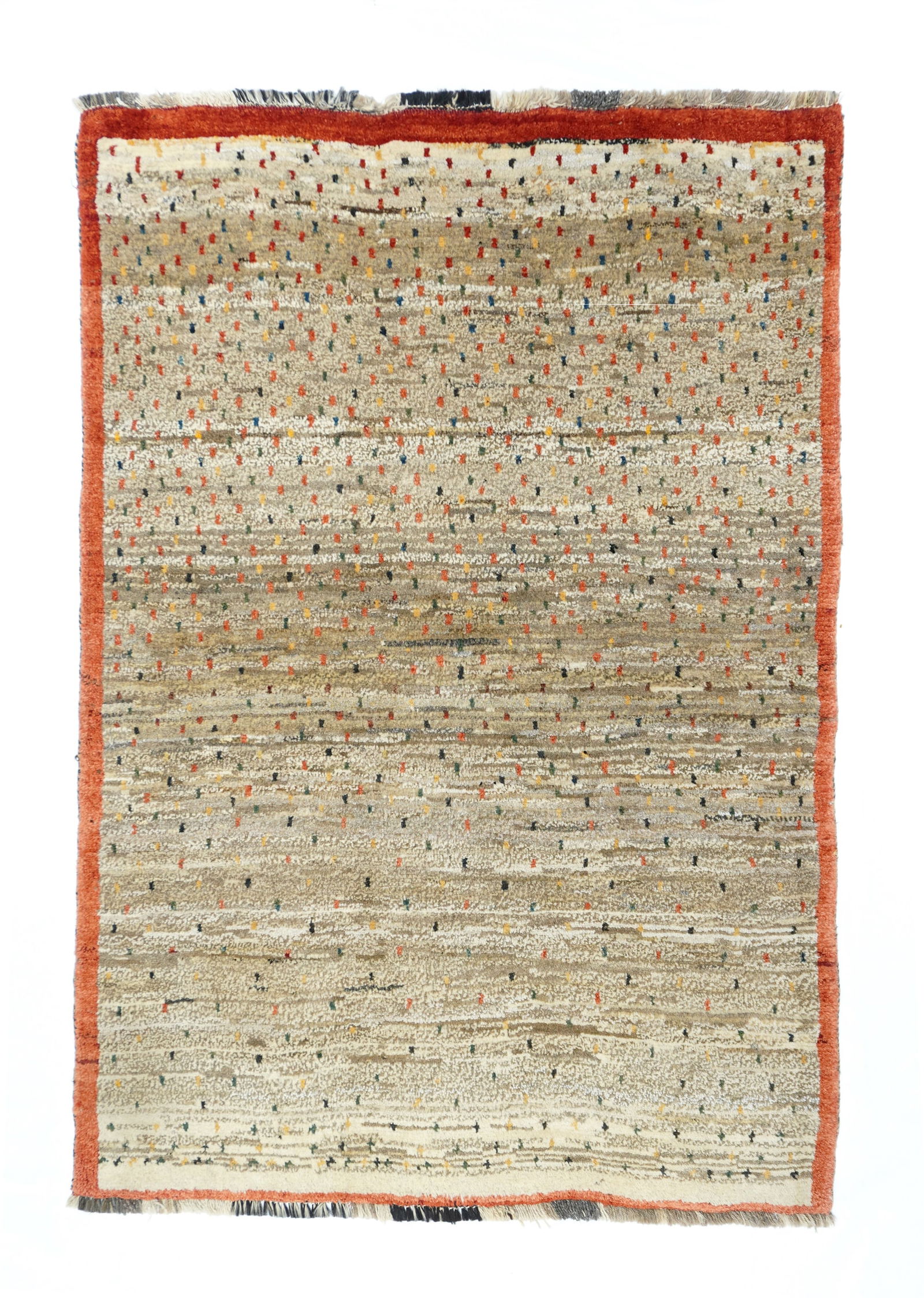 Gabbeh Rug 4'0" x 5'8" (1.22 x 1.73 M) (1 of 5)