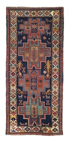 Kazak Rug 3'10" x 9'5" (1.17 x 2.87 M)