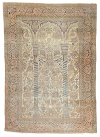 Kashan Rug 6'9'' x 9'7'' (2.06 x 2.92 M)