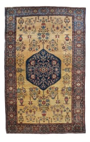Mohajeran Sarouk Rug 4'3" x 6'9" (1.30 x 2.06 M)