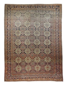 Kashan Rug 7'6" x 10'3" (2.29 x 3.12 M)