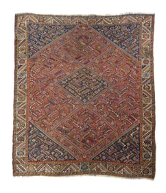 Qashqai Rug 4'2" x 5'2" (1.27 x 1.57 M)
