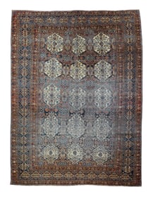 Mohtasham Kashan Rug 7'5" x 10'1" (2.26 x 3.07 M)