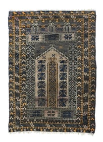 Balouch Rug 3'3" x 4'8" (0.99 x 1.42 M)