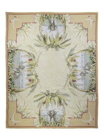 Needle Point Rug 7'10" x 9'11" (2.39 x 3.02 M)