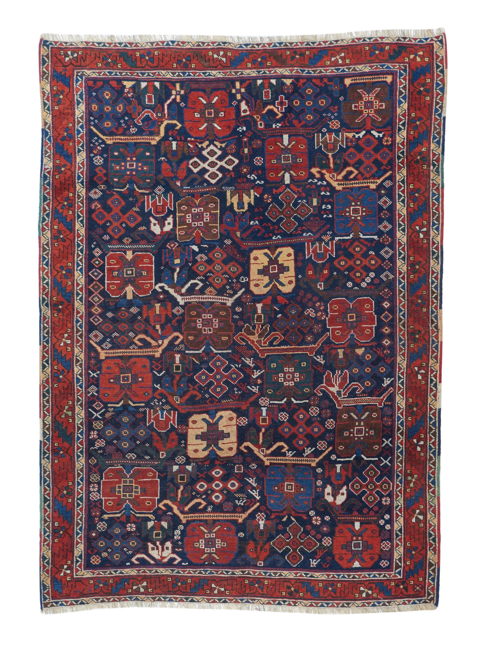 Afshar Rug 4'1" x 5'8" (1.24 x 1.73 M) (1 of 5)