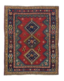 Kurdish Rug 3'3" x 4'1" (0.99 x 1.24 M)