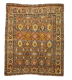 Haji Jalili Tabriz Rug 4'6" x 5'6" (1.37 x 1.68 M)