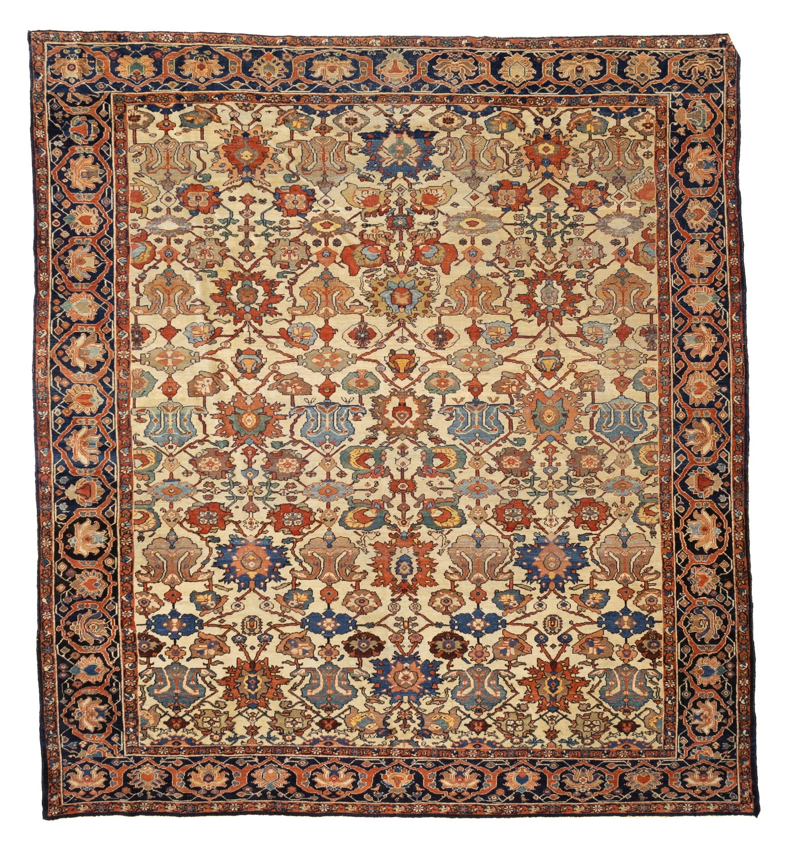 Farahan Rug 8'6" x 9'5" (2.59 x 2.87 M) (1 of 4)