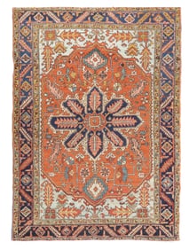 Serapi Rug 5'1" x 6'11" (1.55 x 2.11 M)
