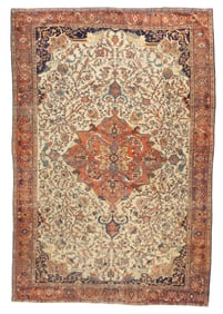Farahan Sarouk Rug 7'3" x 10'5" (2.21 x 3.18 M)