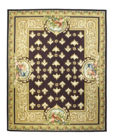 Aubusson Rug 8' x 10' (2.44 x 3.05 M)