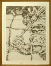 Robert Bob Stanley Pete Rose in practice batting lefty