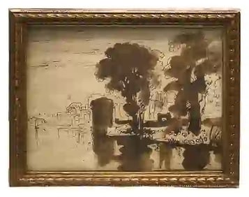 Unknown untitled impressionist landscape