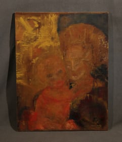 Emmanuel Mane-Katz - Woman and Child
