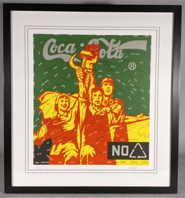Wang Guangyi - Great Criticism: Coca-Cola (Green), 2006