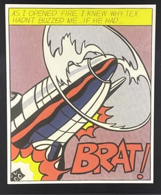 Roy Lichtenstein - As I Opened Fire