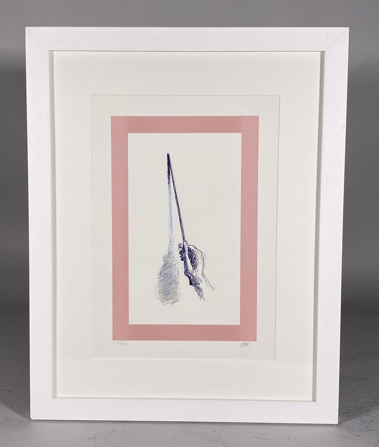 Man Ray - Untitled (No. 3): Lithograph signed and numbered 69/100 in pencil by the artist.