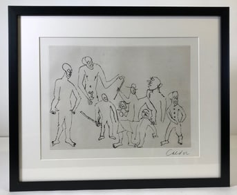 Alexander Calder - Untitled (Group of Eight Figures), 1974