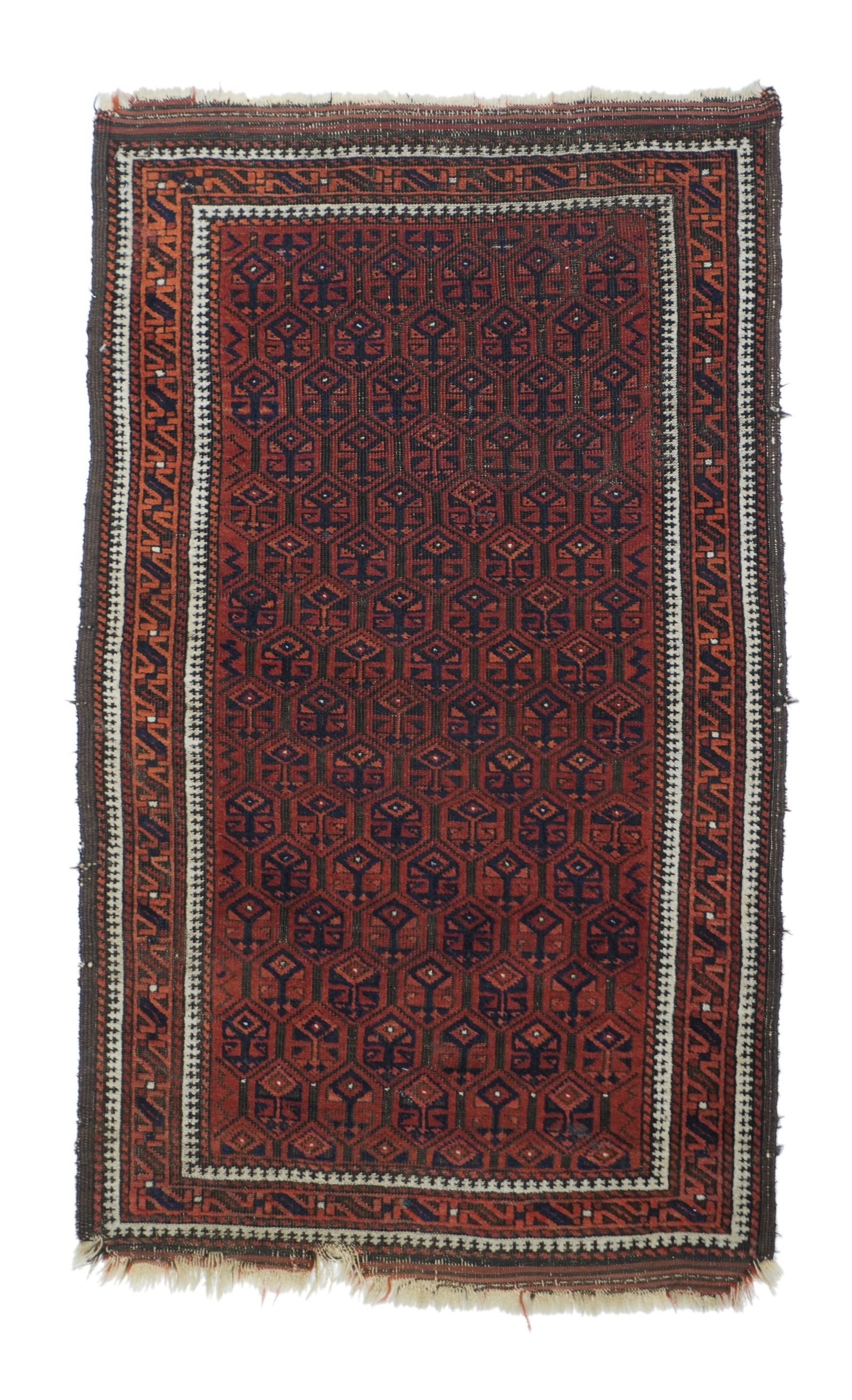 Antique Balouch Rug 2'8'' x 4'0'' (0.81 x 1.22 M) (1 of 5)