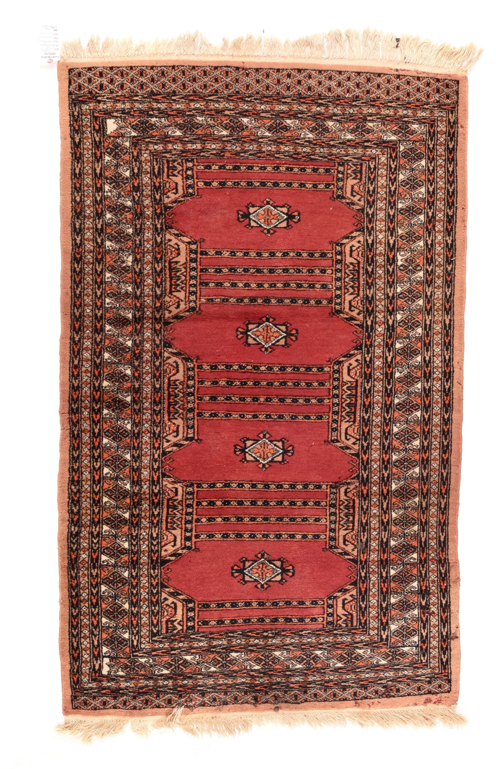 PAK Bokhara Rug 3'2" x 5' (0.97 x 1.52 M) (1 of 3)