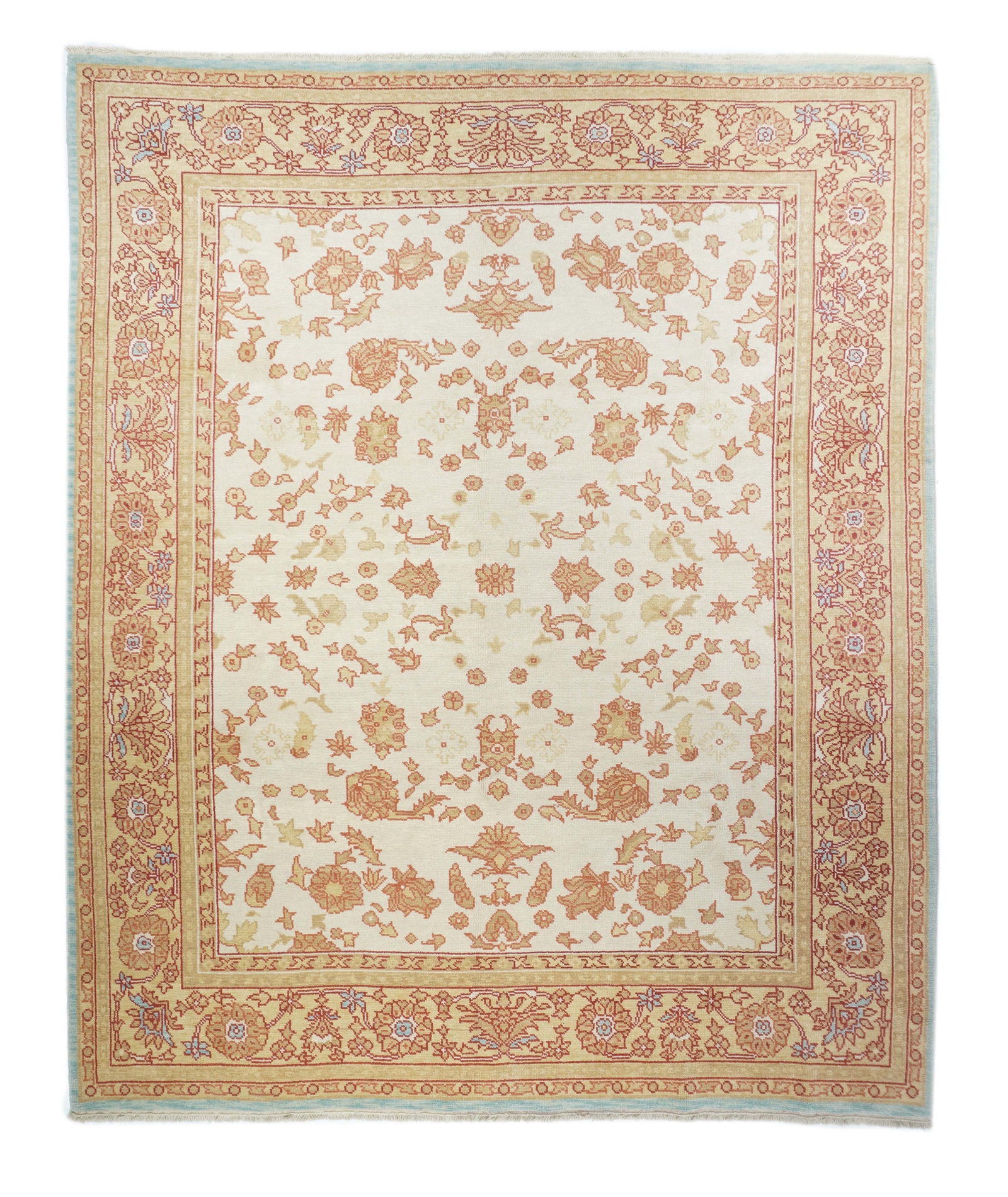 Turkish Oushak Rug 8' x 10' (2.44 x 3.05 M): Turkish Oushak